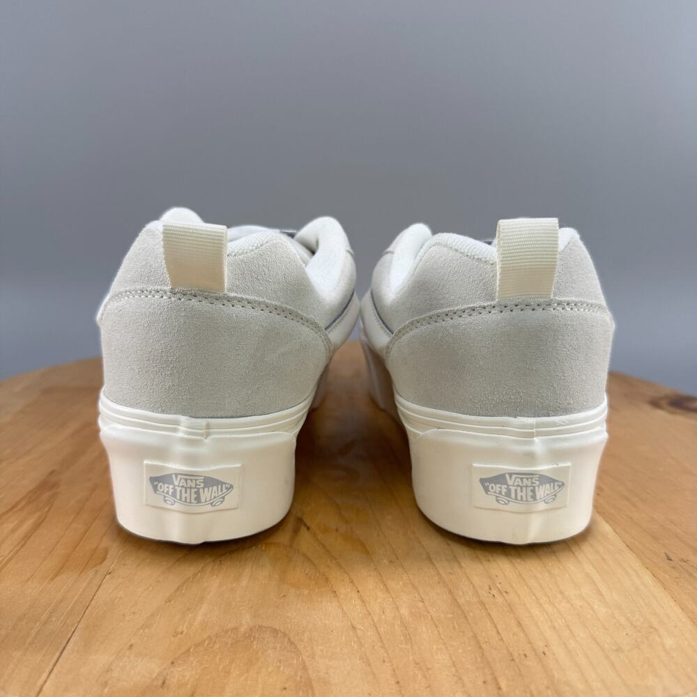 Vans Knu Skool‎ Stack Women’s Size 6.5 White Platform Chunky Casual Sneakers NEW - Picture 4 of 8